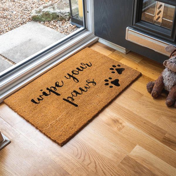 Nicola Spring 60cm X 40cm Wipe Your Paws Coir Door Mat