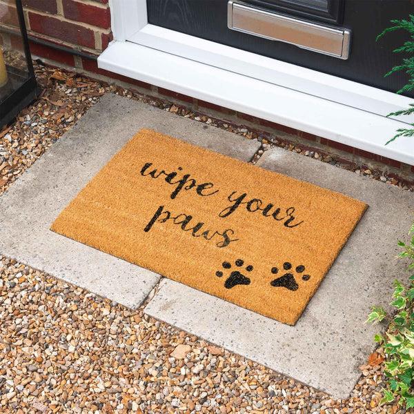 Nicola Spring 60cm X 40cm Wipe Your Paws Coir Door Mat