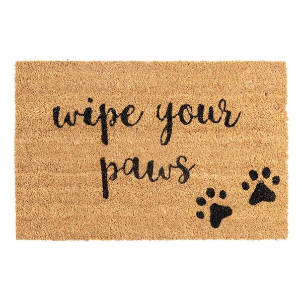 nicola spring 60cm x 40cm Wipe Your Paws Coir Door Mat