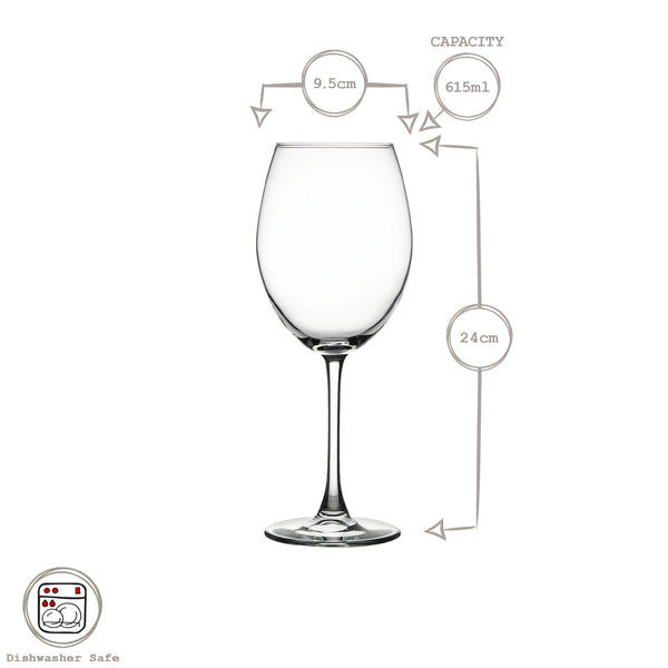 Nicola Spring 615ml Enoteca Wine Glasses - Pack Of Two