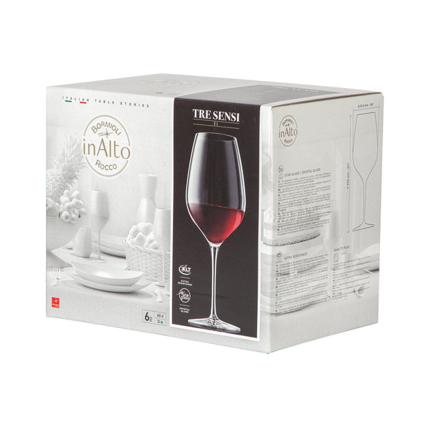 Nicola Spring 650ml Inalto Tre Sensi Wine Glasses - Pack Of Six
