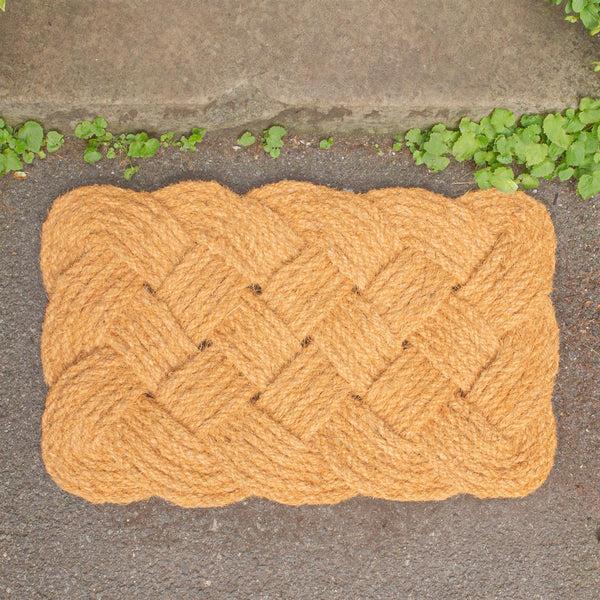 Nicola Spring 68cm X 43cm Natural Coir Knotted Door Mat