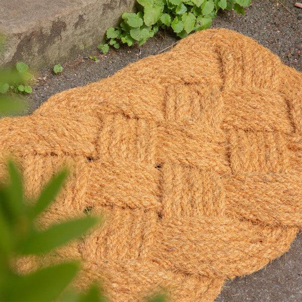 Nicola Spring 68cm X 43cm Natural Coir Knotted Door Mat