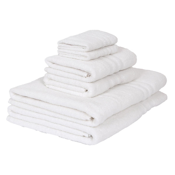 Nicola Spring 6pc Cotton Super Bath Towel & Towels Set
