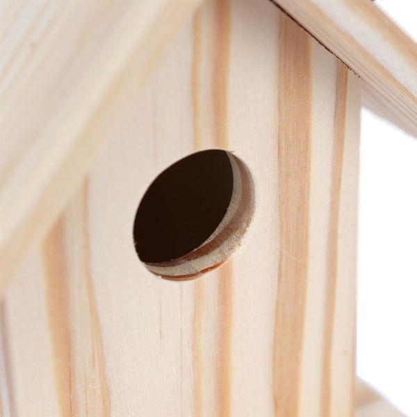 Nicola Spring 6pc Paint Your Own Wooden Bird House Kit