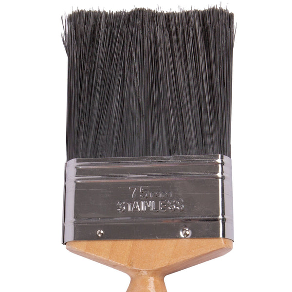 Nicola Spring 7.5cm Professional Quality Wooden DIY Paint Brush