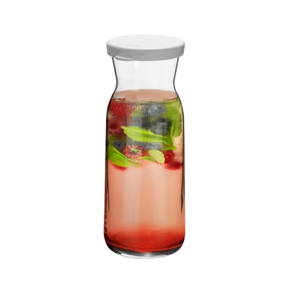 nicola spring 700ml Brocca Glass Carafe with Silicone Lid