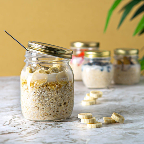 Nicola Spring 700ml Quattro Stagioni Glass Storage Jar