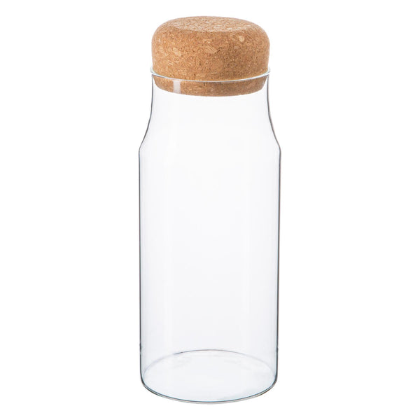 nicola spring 720ml Glass Storage Bottle with Cork Lid
