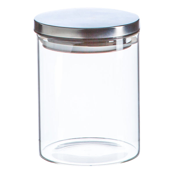 Nicola Spring 750ml Scandi Storage Jar With Metallic Lid
