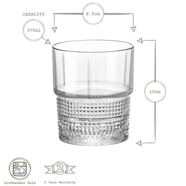 Nicola Spring 7pc Bartender Novecento Whisky Decanter & Glasses Set
