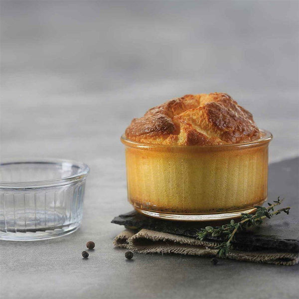 Nicola Spring 8.5cm Clear Oven Chef Glass Ramekins - Pack Of Four