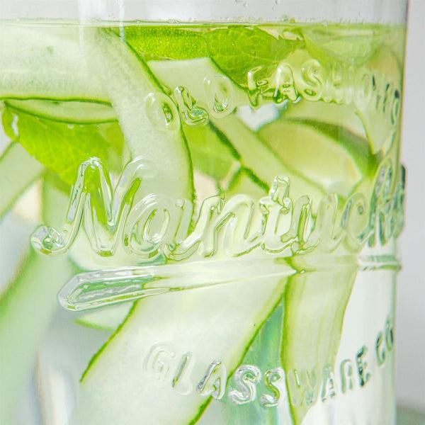 Nicola Spring 8.7L Glass Drinks Dispenser With Tap & Black Stand