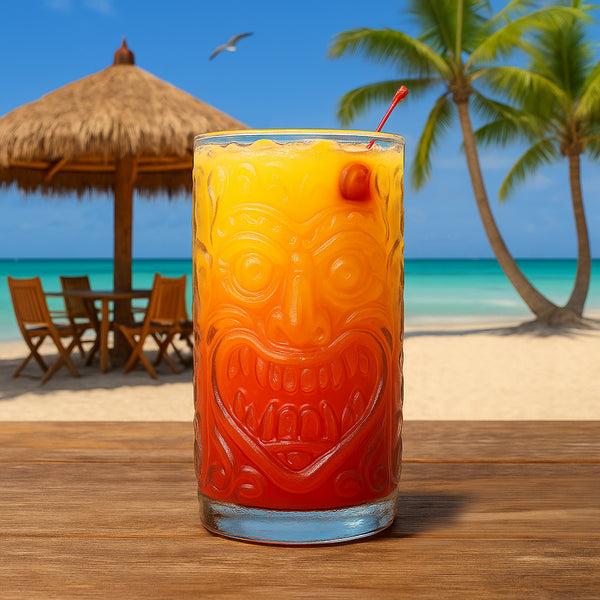 Nicola Spring 8 Piece 460ml Tiki Highball Glasses Set