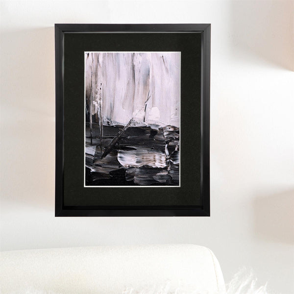 Nicola Spring 8" X 10" Black 3D Deep Box Photo Frame - With 5" X 7" Mount