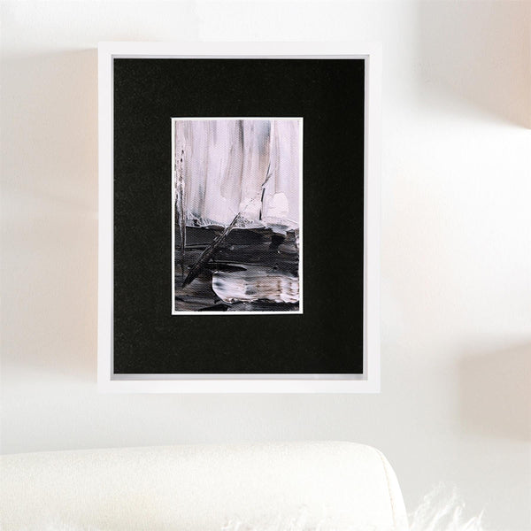 Nicola Spring 8" X 10" White 3D Deep Box Photo Frame - With 4" X 6" Mount