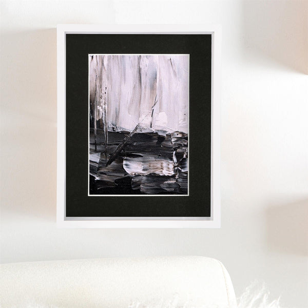 Nicola Spring 8" X 10" White 3D Deep Box Photo Frame - With 5" X 7" Mount