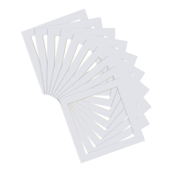 nicola spring 8" x 8" Picture Mounts for 10" x 10" Frame - Pack of 10