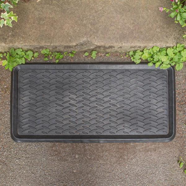 Nicola Spring 80 X 40cm Heavy Duty Rubber Boot Tray