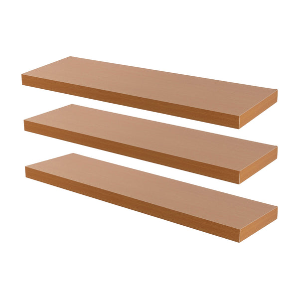 nicola spring 80cm Brown Modern Floating Shelves - Pack of Three