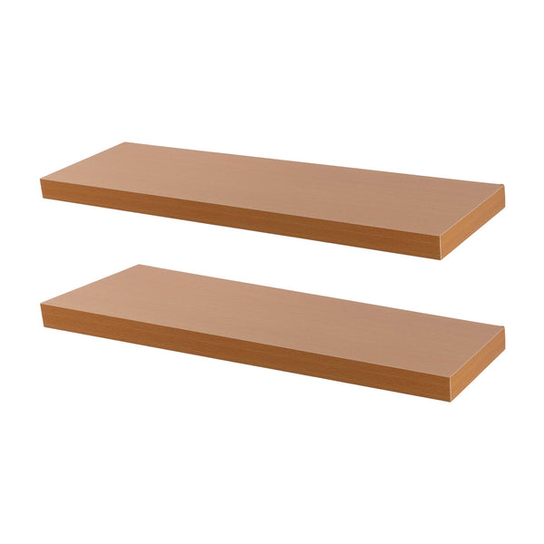 nicola spring 80cm Brown Modern Floating Shelves - Pack of Two