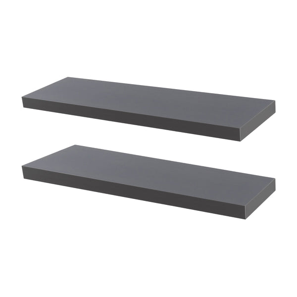 nicola spring 80cm Grey Modern Floating Shelves - Pack of Two
