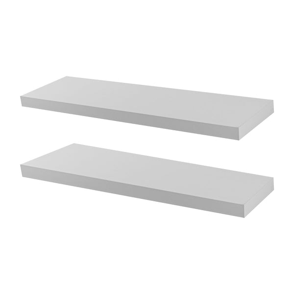 nicola spring 80cm White Modern Floating Shelves - Pack of Two