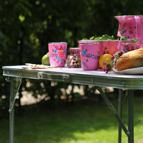 Nicola Spring 80cm X 60cm Folding Metal Camping Table