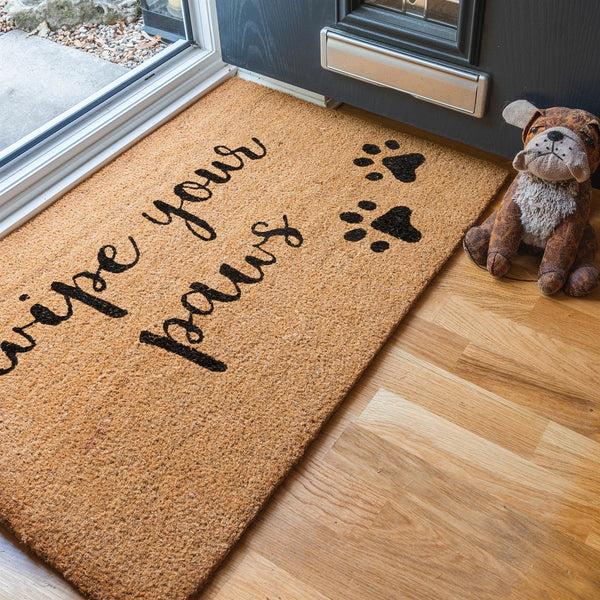 Nicola Spring 90cm X 60cm Wipe Your Paws Coir Door Mat