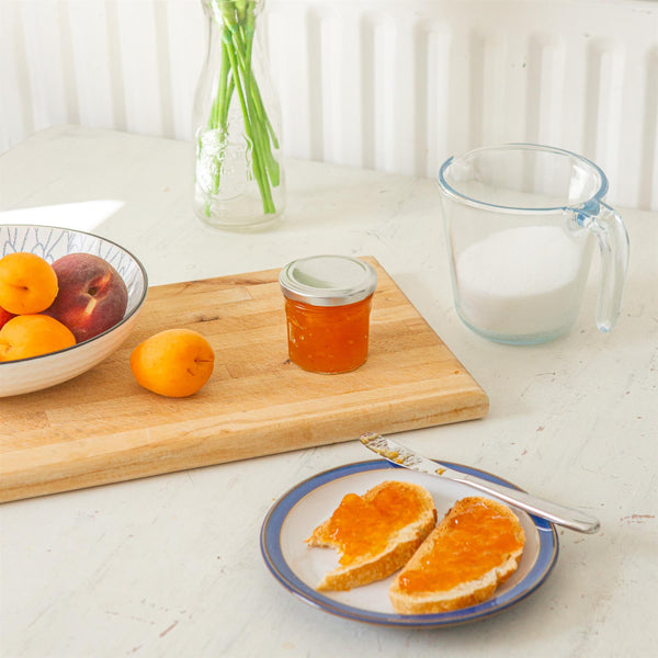 Nicola Spring 90ml Glass Jam Jars With Lids - Pack Of 6