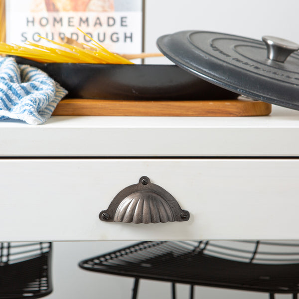 Nicola Spring 95mm X 50mm Fluted Cabinet Cup Handle