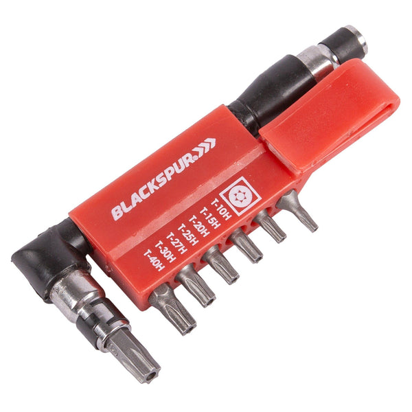 nicola spring 9pc Carbon Steel Offset Tamper-Proof Screwdriver Bit Set