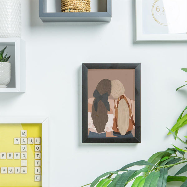 Nicola Spring A5 (6" X 8") 3D Box Photo Frame With 4" X 6" Mount