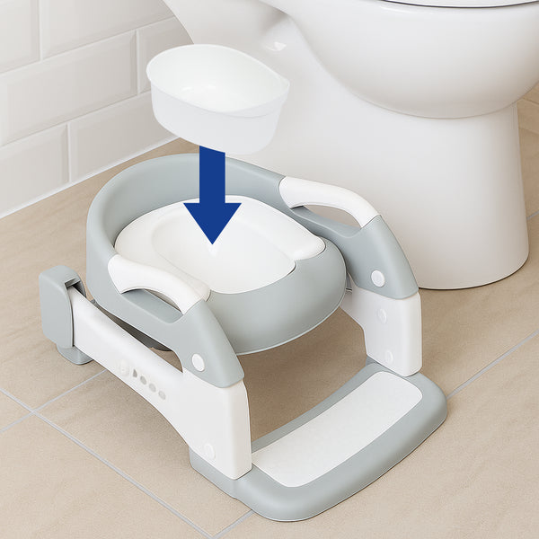 Nicola Spring Adjustable 2-in-1 Potty Training Toilet Seat - White