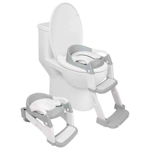nicola spring Adjustable 2-in-1 Potty Training Toilet Seat - White
