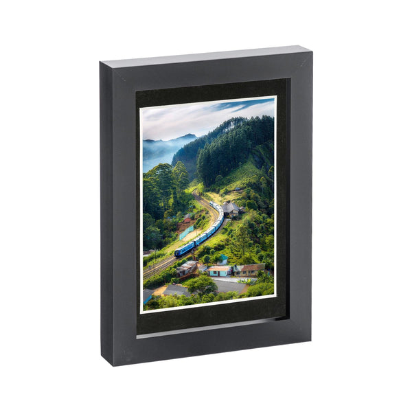 nicola spring Black 5" x 7" Photo Frame with 4" x 6" Mount