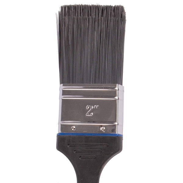 Nicola Spring Black 5cm Plastic No Bristle Loss DIY Paint Brush
