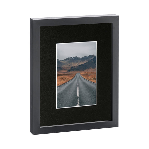 nicola spring Black 8" x 10" Photo Frame with 4" x 6" Mount