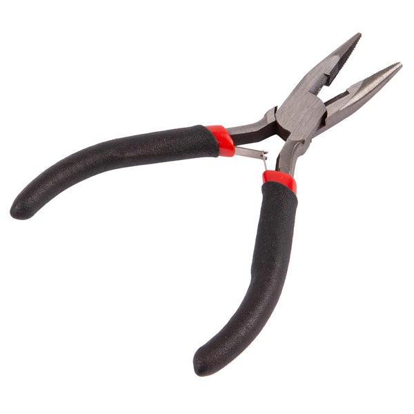 nicola spring Black Mini 12cm Carbon Steel Long Nose Pliers