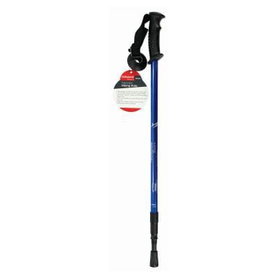 nicola spring Blue Aluminium Telescopic Hiking Pole - 64-135cm