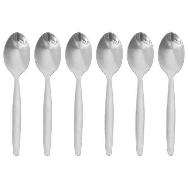 nicola spring Classic Stainless Steel Teaspoons - Pack of 6