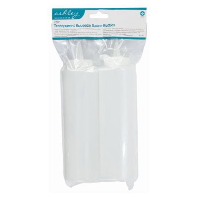 nicola spring Clear Squeeze Sauce Bottles - Pack of 2