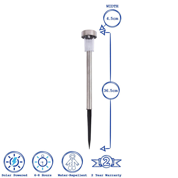 Nicola Spring Colour Changing Solar Pathway Lights - Pack Of 10