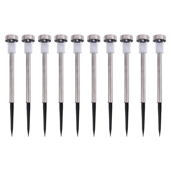 nicola spring Colour Changing Solar Pathway Lights - Pack of 10