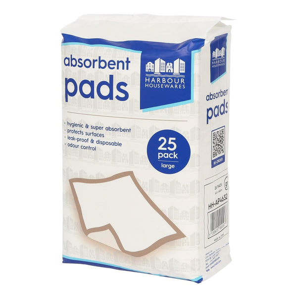 Nicola Spring Disposable Incontinence Bed Pads - 60cm X 60cm - Pack Of 25