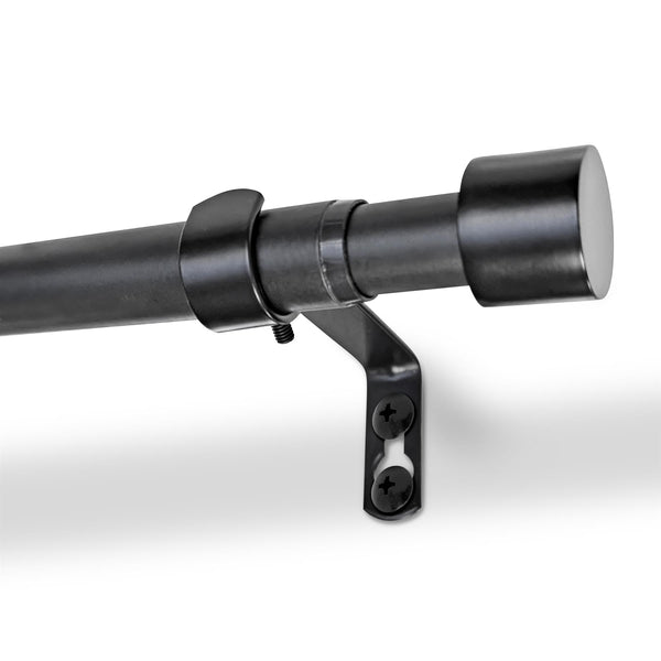 nicola spring Extendable Metal Curtain Pole Kit - 77 to 150cm