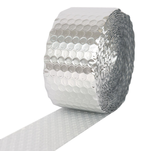 Nicola Spring Foil Pipe Insulation Tape - 80mm X 7.5M - Silver