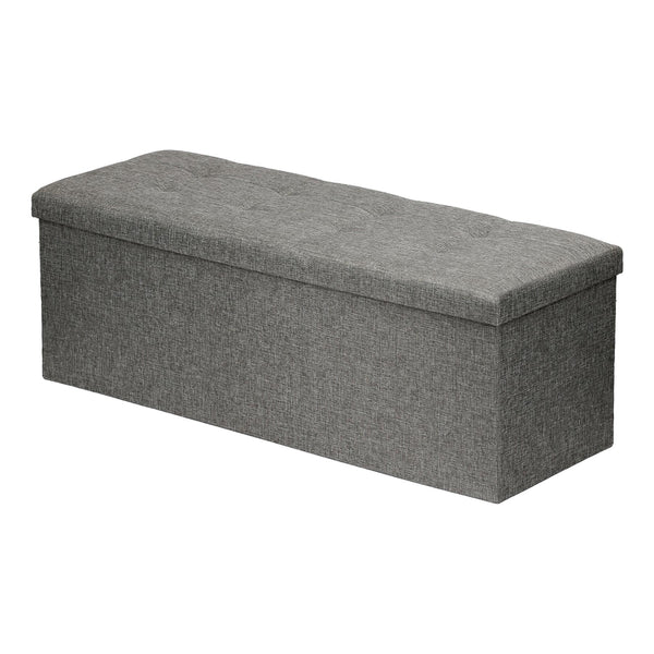 nicola spring Foldable Storage Ottoman - 111 x 37 x 39cm