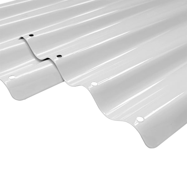 Nicola Spring Galvanised Steel Raised Garden Bed Extension Set - 50cm