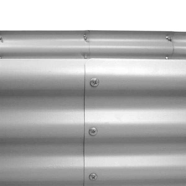 Nicola Spring Galvanised Steel Raised Garden Bed Extension Set - 50cm